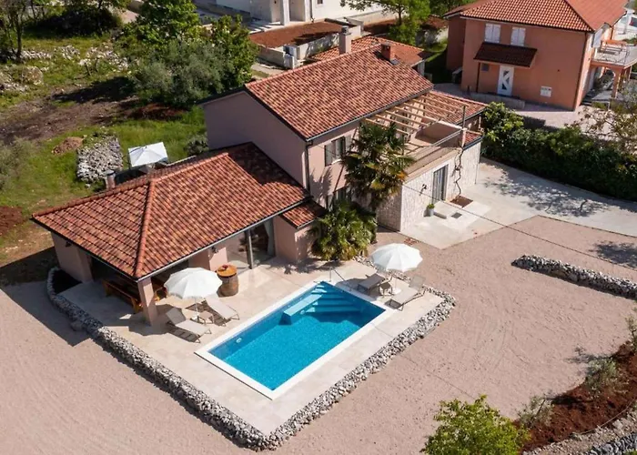 Villa With Pool In Malinska-insel Krk 55087 Malinska